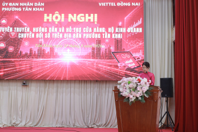 TÂN KHAI HỖ TRỢ HỘ KINH DOANH CHUYỂN ĐỔI SỐ