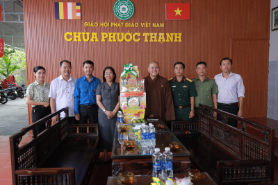 TÂN KHAI THĂM, CHÚC MỪNG CÁC CƠ SỞ PHẬT GIÁO NHÂN DỊP LỄ VU LAN NĂM 2026