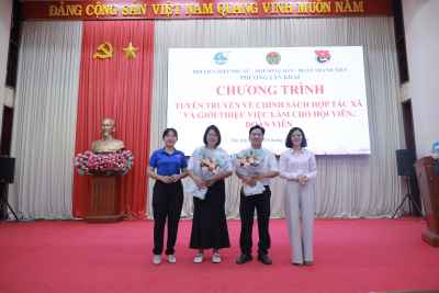 CÁC ĐOÀN THỂ PHƯỜNG TÂN KHAI PHỐI HỢP TƯ VẤN, GIỚI THIỆU...