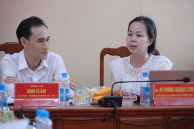 ĐOÀN KIỂM TRA VIỆC THỰC HIỆN ĐỀ ÁN QUẢN LÝ VÀ XỬ LÝ NGHIỆP VỤ LƯU TRỮ THÀNH PHỐ LÀM VIỆC TẠI TÂN KHAI