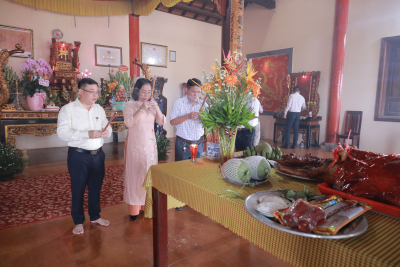 LỄ CÚNG CẦU BÔNG ĐÌNH THẦN TÂN KHAI