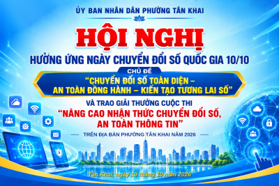 HƯỞNG ỨNG NGÀY CHUYỂN ĐỔI SỐ QUỐC GIA 10/10 NĂM 2026  Chuyển đổi số toàn diện – An toàn đồng hành – Kiến tạo tương lai số