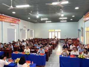 XÃ TÂN LỢI TỔ CHỨC HỘI NGHỊ GẶP MẶT DOANH NGHIỆP, HỢP TÁC XÃ NĂM 2025 NHÂN NGÀY DOANH NHÂN VIỆT NAM (13/10)