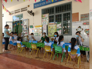 TRƯỜNG MẦM NON TÂN HƯNG TỔ CHỨC KHÁM SỨC KHỎE ĐỊNH KỲ LẦN 1 CHO HỌC SINH NĂM HỌC 2025 – 2026