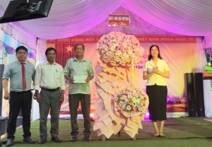 Ấp 05 xã Tân Lợi tổ chức Ngày hội đại đoàn kết toàn dân tộc.