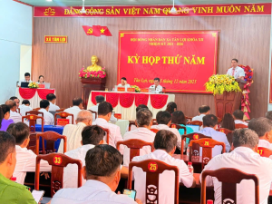 HĐND XÃ TÂN LỢI TỔ CHỨC KỲ HỌP THỨ NĂM (KỲ HỌP CUỐI NĂM 2025)