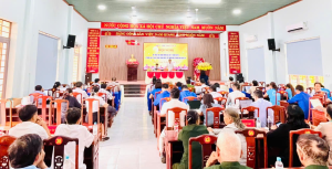 XÃ TÂN LỢI TỔ CHỨC HỘI NGHỊ ĐỐI THOẠI GIỮA NGƯỜI ĐỨNG ĐẦU CẤP ỦY, CHÍNH QUYỀN VỚI NHÂN DÂN NĂM 2025