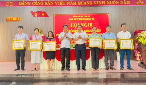 Đảng ủy UBND xã Tân Lợi tổ chức hội nghị tổng kết công tác Đảng năm 2025, đề ra phương hướng, nhiệm vụ trọng tâm năm 2026