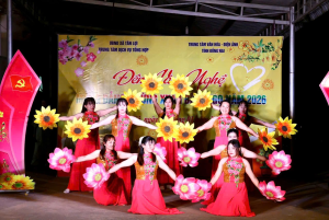 Xã Tân Lợi tổ chức đêm văn nghệ chào mừng thành công Đại hội đại biểu toàn quốc lần thứ XIV của Đảng, Xuân Bính Ngọ 2026 tại ấp Đồng Xê