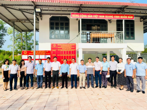 Xã Tân Lợi tiếp Đoàn kiểm tra số 06 của Ủy ban bầu cử tỉnh về công tác bầu cử đại biểu Quốc hội khóa XVI và đại biểu HĐND các cấp, nhiệm kỳ 2026 - 2031