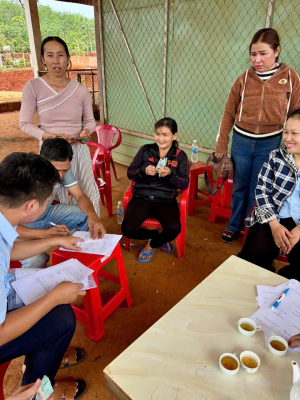 UBND xã Tân Lợi phối hợp làm việc với các hộ dân bị ảnh hưởng bởi dự án nâng cấp, mở rộng ĐT.753