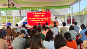 XÃ TÂN LỢI TỔ CHỨC DIỄN TẬP NGHIỆP VỤ NGÀY BẦU CỬ ĐẠI BIỂU QUỐC HỘI KHÓA XVI VÀ ĐẠI BIỂU HĐND CÁC CẤP NHIỆM KỲ 2026 – 2031