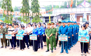 XÃ TÂN LỢI TỔ CHỨC LỄ PHÁT ĐỘNG RA QUÂN TỔNG VỆ SINH MÔI TRƯỜNG NĂM 2026