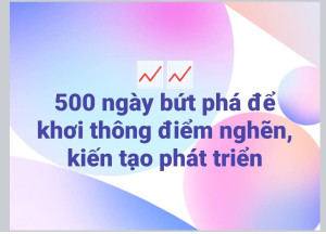 500 ngày bứt phá