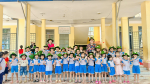 Sẵn sàng vào lớp 1 – Hành trang đầu đời cho các bé Mầm non Tân Lợi