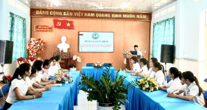 TRẠM Y TẾ XÃ TÂN LỢI PHỐI HỢP TỔ CHỨC TUYÊN TRUYỀN PHÒNG CHỐNG BỆNH TAY CHÂN MIỆNG TRONG TRƯỜNG HỌC