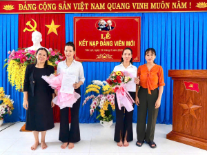 ✨ Chi bộ Trường Mầm non Tân Hưng tổ chức Lễ kết nạp đảng viên mới năm 2026