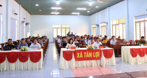 XÃ TÂN LỢI THAM DỰ HỘI NGHỊ TRỰC TUYẾN HỌC TẬP, QUÁN TRIỆT VÀ PHÁT ĐỘNG THI ĐUA THỰC HIỆN NGHỊ QUYẾT SỐ 05-NQ/TU CỦA THÀNH ỦY