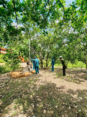 Xã Tân Lợi đẩy nhanh tiến độ giải phóng mặt bằng mở rộng tuyến đường từ Trung tâm xã đi ĐT753, ấp Thạch Màng.