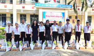 Chương trình “Đồng hành cùng em” năm 2026 tại trường TH&THCS Tân Hưng