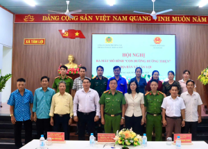 📌 XÃ TÂN LỢI TỔ CHỨC HỘI NGHỊ RA MẮT MÔ HÌNH “CON ĐƯỜNG HƯỚNG THIỆN”