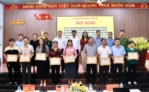 XÃ TÂN LỢI TỔ CHỨC HỘI NGHỊ SƠ KẾT 01 NĂM VẬN HÀNH CHÍNH QUYỀN ĐỊA PHƯƠNG 02 CẤP VÀ PHÁT ĐỘNG ĐỢT THI ĐUA ĐẶC BIỆT 500 NGÀY ĐÊM