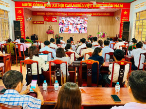 ĐẢNG BỘ XÃ TÂN LỢI THAM DỰ HỘI NGHỊ TRỰC TUYẾN TOÀN QUỐC...
