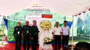 Xã Tân Lợi phối hợp Trung đoàn 28 tổ chức Lễ dâng hoa, dâng hương tưởng niệm 138 Anh hùng liệt sĩ Trung đoàn Pháo binh 28
