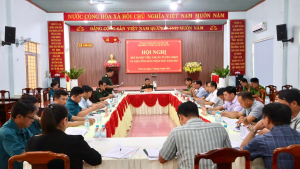 Xã Tân Lợi tổ chức Hội nghị xét duyệt tiêu chuẩn tuyển chọn, gọi công dân nhập ngũ năm 2027
