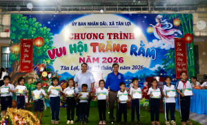 TÂN LỢI TỔ CHỨC CHƯƠNG TRÌNH “VUI HỘI TRĂNG RẰM” NĂM 2026