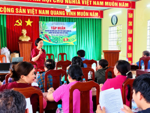 XÃ TÂN LỢI TỔ CHỨC TẬP HUẤN CHUYỂN GIAO KHOA HỌC KỸ THUẬT...