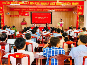 ĐẢNG BỘ XÃ TÂN LỢI TỔ CHỨC HỘI NGHỊ BAN CHẤP HÀNH LẦN THỨ 11 (MỞ RỘNG)