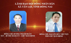 LÃNH ĐẠO HỘI ĐỒNG NHÂN DÂN XÃ TÂN LỢI