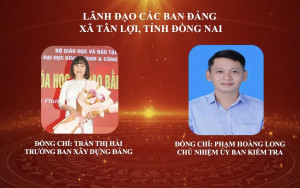 LÃNH ĐẠO CÁC BAN ĐẢNG XÃ TÂN LỢI