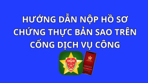 Hướng dẫn các bước nộp hồ sơ trực tuyến