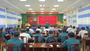 Hội đồng NVQS xã Tân Phú họp triển khai công tác khám sức khỏe năm 2026