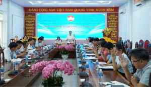 UỶ BAN MTTQ VIỆT NAM XÃ TỔ CHỨC HỘI NGHỊ HIỆP THƯƠNG LẦN THỨ NHẤT