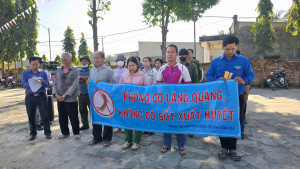 XÃ TÂN PHÚ ĐỒNG LOẠT RA QUÂN CHIẾN DỊCH DIỆT LĂNG QUĂNG, PHÒNG CHỐNG SỐT XUẤT HUYẾT