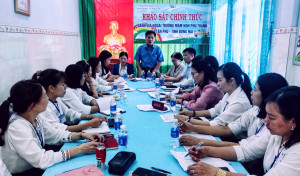 TÂN PHÚ: Khảo sát chính thức đánh giá ngoài Trường mầm non Phú Thanh