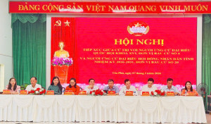 CÁC ỨNG CỬ VIÊN ĐẠI BIỂU QUỐC HỘI KHÓA XVI, ĐƠN VỊ BẦU CỬ SỐ 4 TIẾP XÚC CỬ TRI