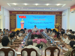 TÂN PHÚ: Ban Chỉ đạo 57 Đảng ủy xã tổ chức hội nghị sơ kết...
