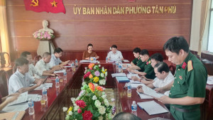 Ban VH-XH, HĐND phường Tân Phú giám sát công tác tuyển chọn, gọi công dân nhập ngũ năm 2026