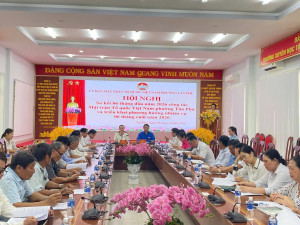 ỦY BAN MTTQ VIỆT NAM PHƯỜNG TỔ CHỨC HỘI NGHỊ SƠ KẾT 6 THÁNG ĐẦU NĂM 2026 VÀ TRIỂN KHAI NHIỆM VỤ 6 THÁNG CUỐI NĂM 2026