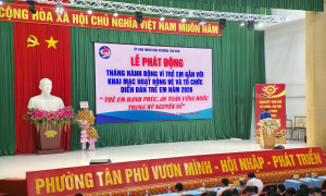 PHƯỜNG TÂN PHÚ TỔ CHỨC THÀNH CÔNG LỄ PHÁT ĐỘNG THÁNG HÀNH ĐỘNG VÌ TRẺ EM, KHAI MẠC HOẠT ĐỘNG HÈ VÀ DIỄN ĐÀN TRẺ EM NĂM 2026