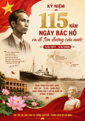 KỶ NIỆM 115 NĂM NGÀY BÁC HỒ RA ĐI TÌM ĐƯỜNG CỨU NƯỚC