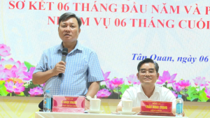TÂN QUAN: ĐẢNG ỦY CÁC CƠ QUAN ĐẢNG SƠ KẾT CÔNG TÁC 6 THÁNG ĐẦU NĂM 2026
