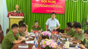 CÔNG AN XÃ TÂN QUAN SƠ KẾT CÔNG TÁC 6 THÁNG ĐẦU NĂM 2026