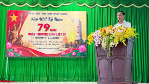 Tân Quan họp mặt nhân kỷ niệm 79 năm  ngày thương binh liệt sĩ