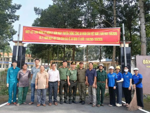 TUỔI TRẺ TÂN QUAN HƯỞNG ỨNG NGÀY HỘI TOÀN DÂN BẢO VỆ AN NINH TỔ QUỐC NĂM 2026