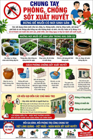 TOÀN DÂN CHUNG TAY PHÒNG CHỐNG DỊCH SỐT XUẤT HUYẾT